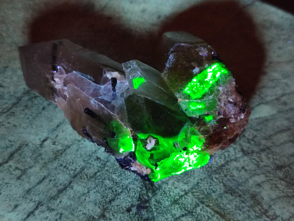 Natural Smokey Quartz Clusters with Associated Minerals x 6 From Erongo, Namibia