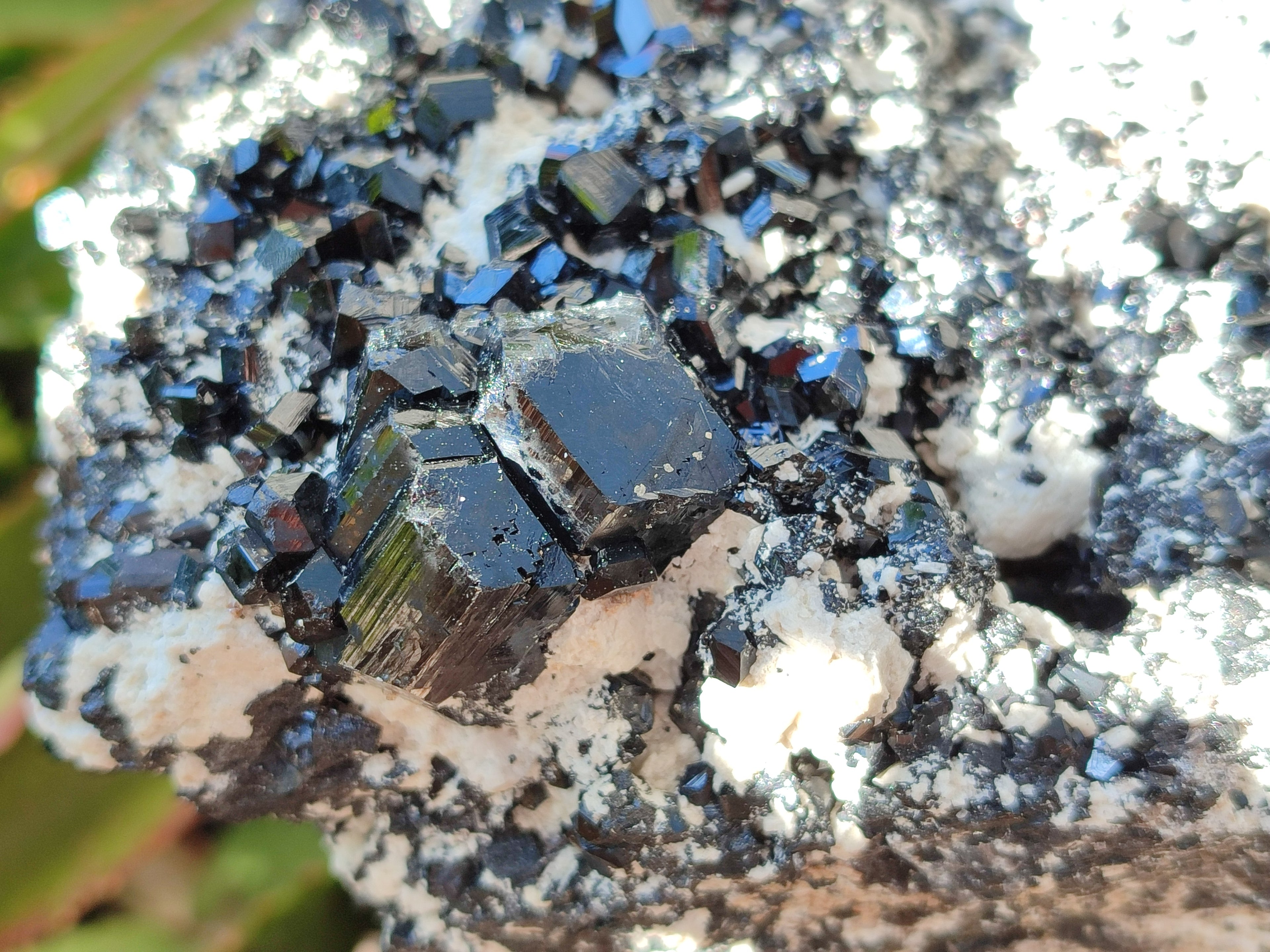 Natural Large Schorl Black Tourmaline with Feldspar Specimen x 1 From Erongo, Namibia