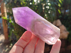 Polished Chevron Amethyst Crystals x 6 From Madagascar - Toprock Gemstones and Minerals 