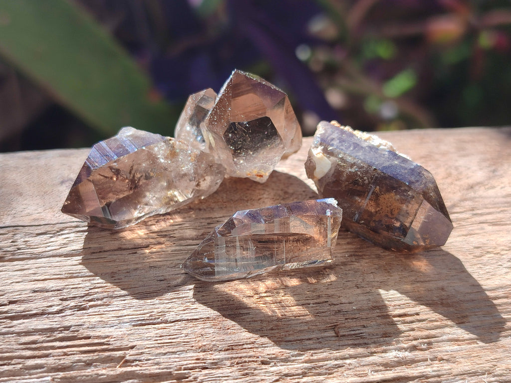 Natural Zomba Smokey Quartz Crystals x 70 From Zomba Plateau, Malawi