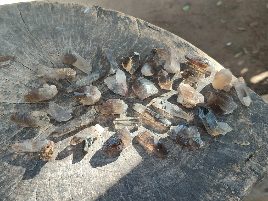 Natural Zomba Smokey Quartz Crystals x 70 From Zomba Plateau, Malawi