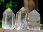 Polished Clear Quartz Display Crystals x 20 From Madagascar