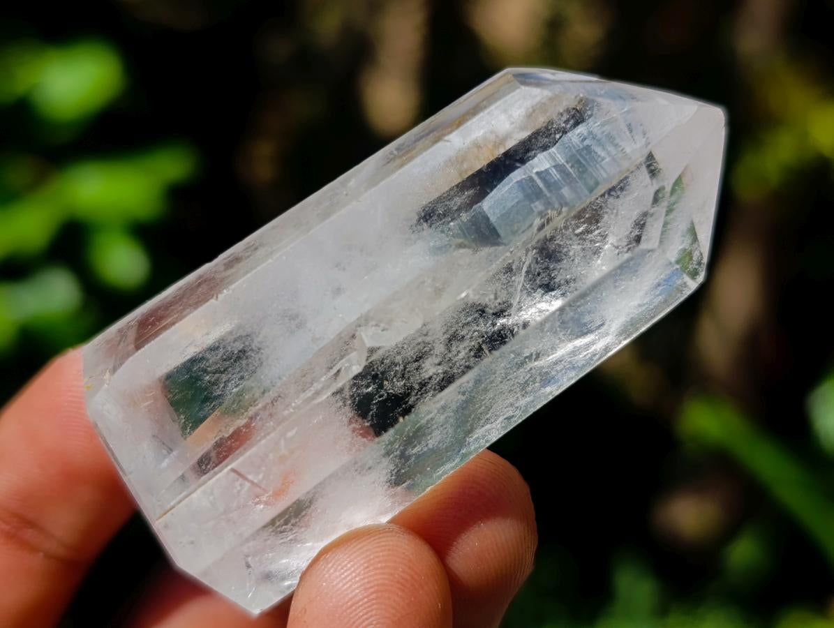 Polished Clear Quartz Display Crystals x 20 From Madagascar