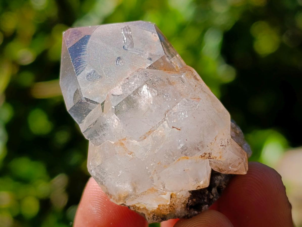 Natural Neuschwaben Farm Smokey Quartz Crystals x 19 From Goboboseb Mountains, Namibia