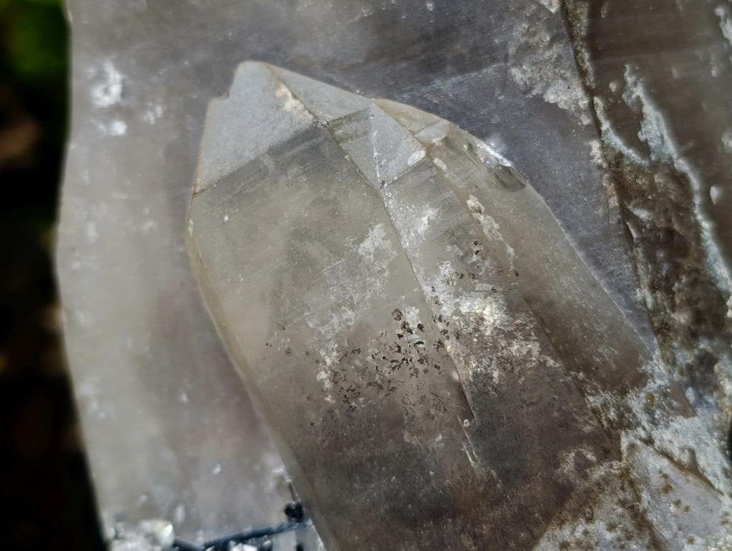 Natural Large Smokey Quartz Twin Crystal with Associated Minerals x 1 From Erongo, Namibia