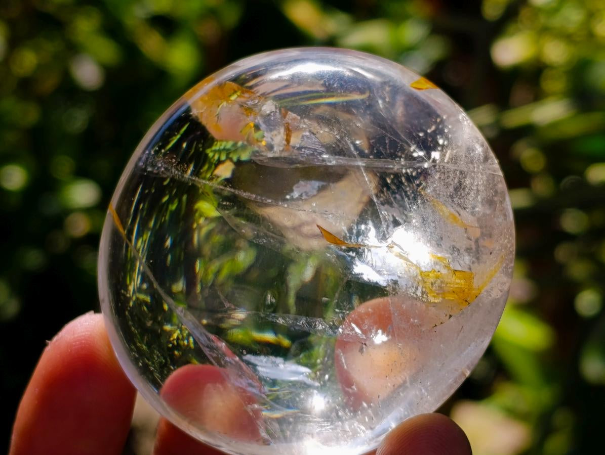 Polished Clear Quartz Crystal Galets x 24 From Madagascar