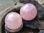 Polished Gemmy Star Rose Quartz Spheres x 6 From Madagascar - Toprock Gemstones and Minerals 