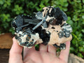 Natural Schorl Black Tourmaline with Feldspar Specimens x 2 From Erongo, Namibia - Toprock Gemstones and Minerals 