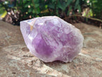 Natural Jacaranda Amethyst Single Crystals x 6 From Mumbwa, Zambia - Toprock Gemstones and Minerals 