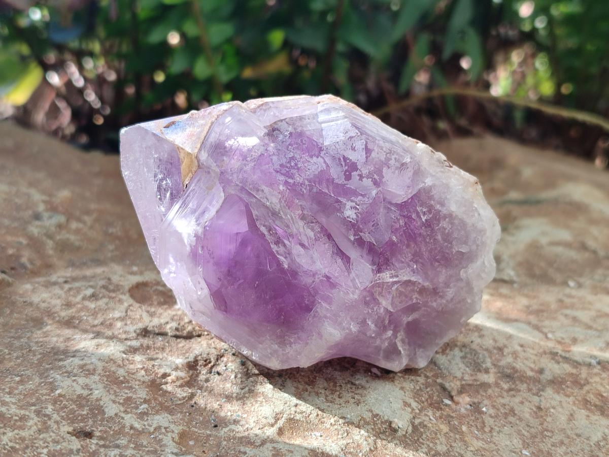 Natural Jacaranda Amethyst Single Crystals x 6 From Mumbwa, Zambia - Toprock Gemstones and Minerals 