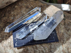 Polished Double Terminated Clear Quartz Crystals x 12 From Madagascar - Toprock Gemstones and Minerals 