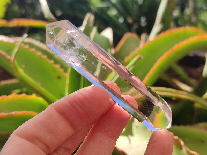 Polished Double Terminated Clear Quartz Crystals x 12 From Madagascar - Toprock Gemstones and Minerals 