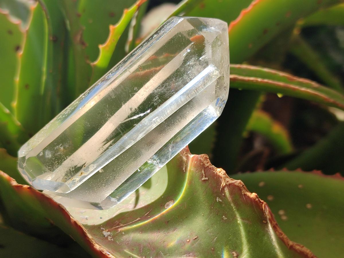 Polished Double Terminated Clear Quartz Crystals x 12 From Madagascar - Toprock Gemstones and Minerals 