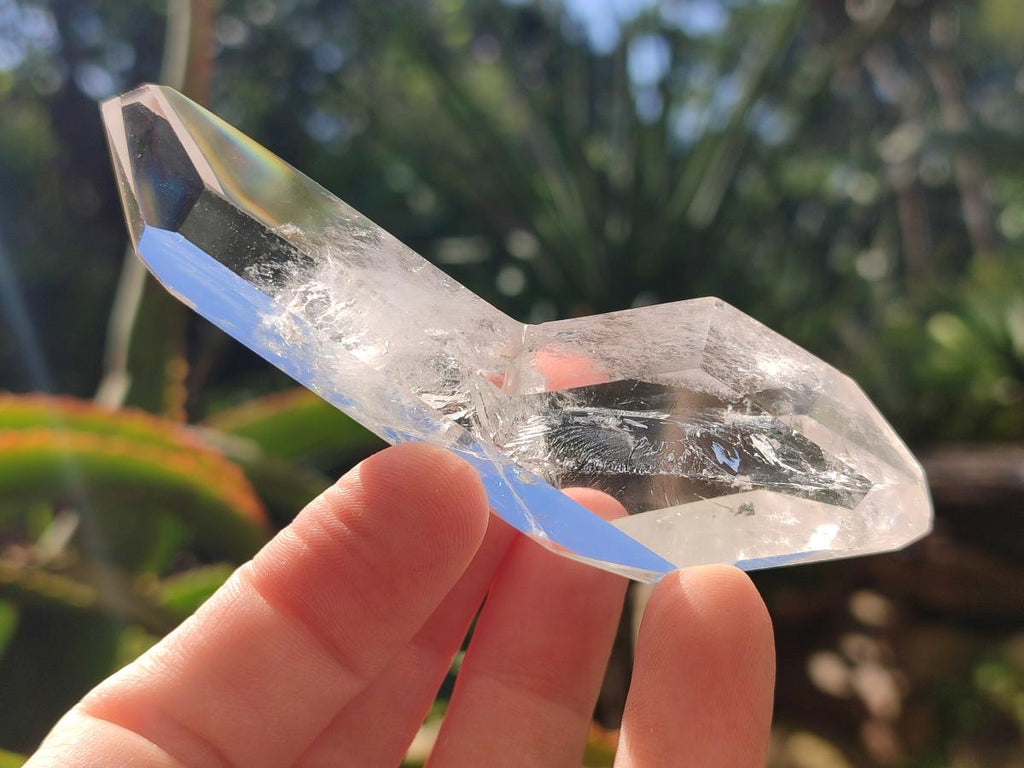 Polished Double Terminated Clear Quartz Crystals x 12 From Madagascar - Toprock Gemstones and Minerals 