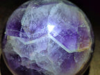 Polished Chevron Amethyst Spheres x 2 From Madagascar - Toprock Gemstones and Minerals 