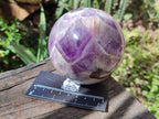 Polished Chevron Amethyst Spheres x 2 From Madagascar - Toprock Gemstones and Minerals 