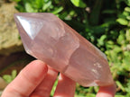 Polished Double Terminated Gemmy Rose Quartz Crystals x 6 From Madagascar - Toprock Gemstones and Minerals 