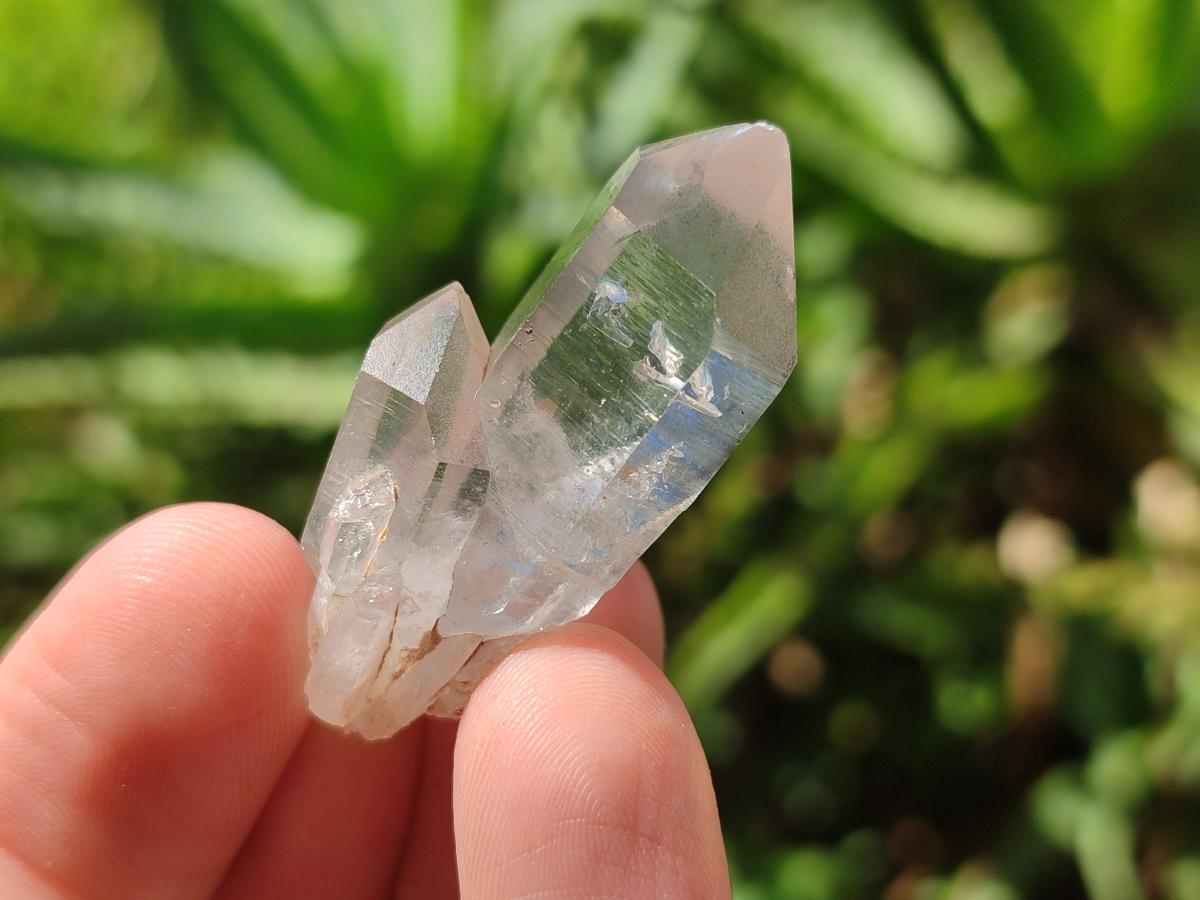 Natural Mixed Brandberg Window Quartz Crystals x 35 From Brandberg, Namibia - Toprock Gemstones and Minerals 