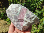 Natural Pink Rubellite Tourmaline Specimens x 2 From Karibib, Namibia - Toprock Gemstones and Minerals 