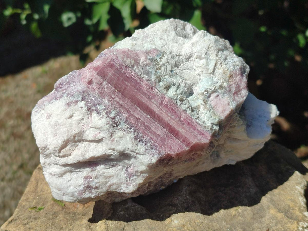 Natural Pink Rubellite Tourmaline Specimens x 2 From Karibib, Namibia - Toprock Gemstones and Minerals 