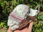 Natural Pink Rubellite Tourmaline Specimens x 2 From Karibib, Namibia - Toprock Gemstones and Minerals 