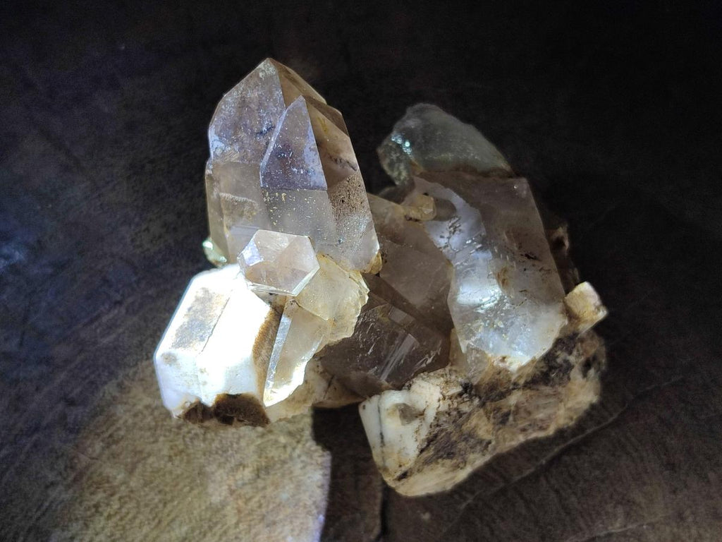Natural Smokey Quartz Crystals and Clusters x 12 From Mulanje, Malawi - Toprock Gemstones and Minerals 