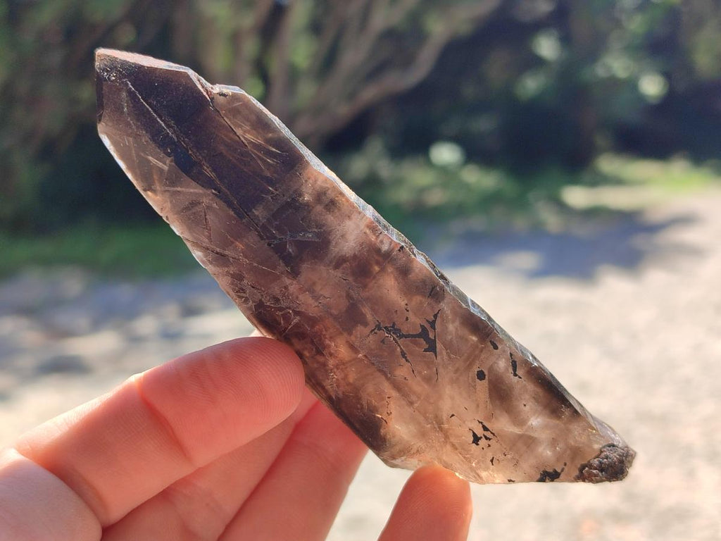 Natural Smokey Quartz Crystals and Clusters x 12 From Mulanje, Malawi - Toprock Gemstones and Minerals 