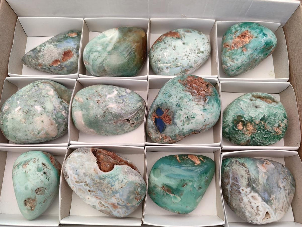 Polished Mtorolite Free Forms x 12 From Mutorashanga, Zimbabwe - Toprock Gemstones and Minerals 