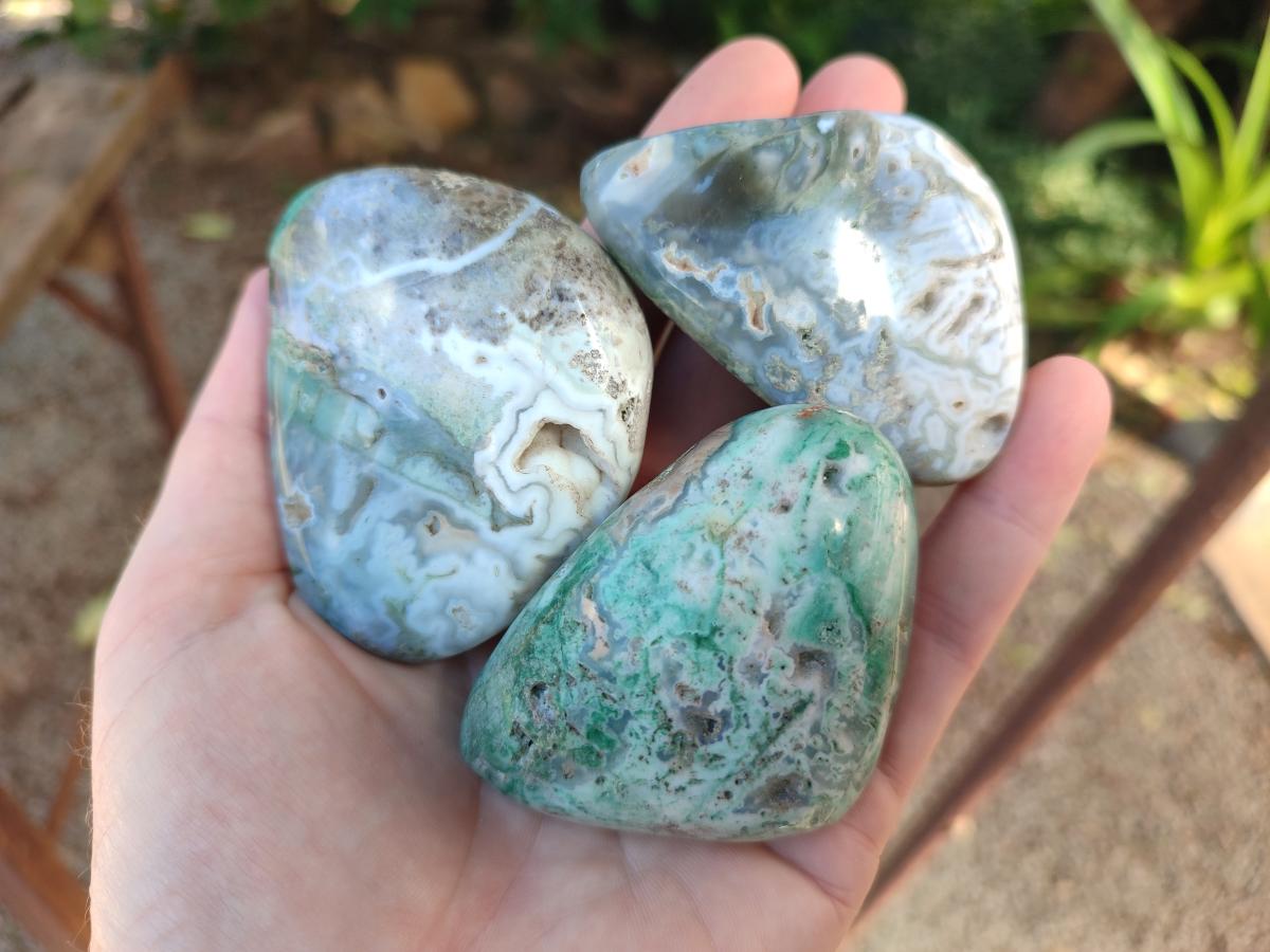 Polished Mtorolite Free Forms x 12 From Mutorashanga, Zimbabwe - Toprock Gemstones and Minerals 