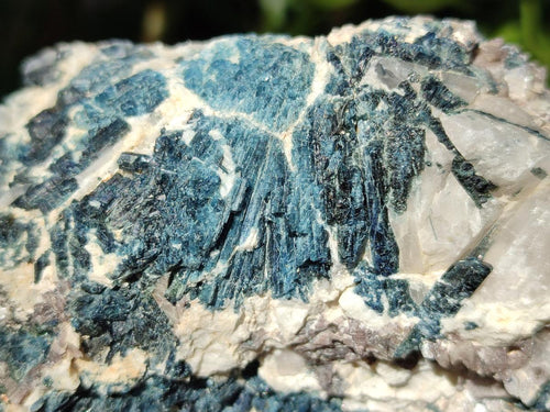 Natural Rare Indicolite Tourmaline in Quartz Specimens x 12 From Karibib, Namibia - Toprock Gemstones and Minerals 