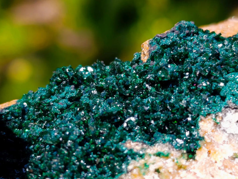 Natural Crystalline Malachite Specimens x 2 From Tenke Fungurume, Congo - Toprock Gemstones and Minerals 