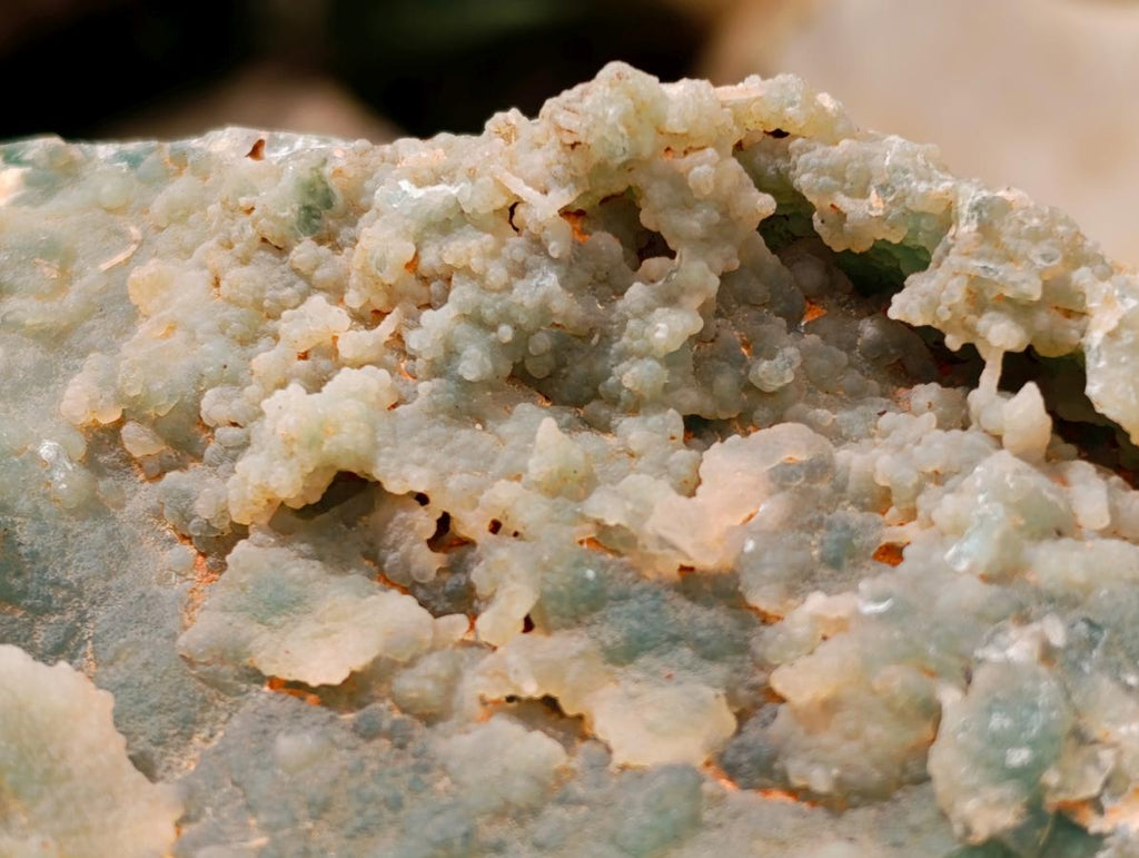 Polished On One Side Mtorolite Chrysoprase Plates x 6 From Mutorashanga, Zimbabwe - Toprock Gemstones and Minerals 