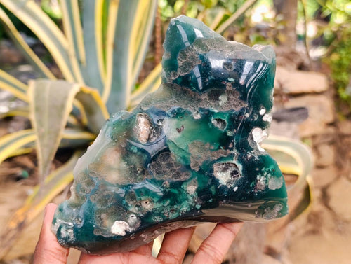 Polished On One Side Mtorolite Chrysoprase Plates x 6 From Mutorashanga, Zimbabwe - Toprock Gemstones and Minerals 