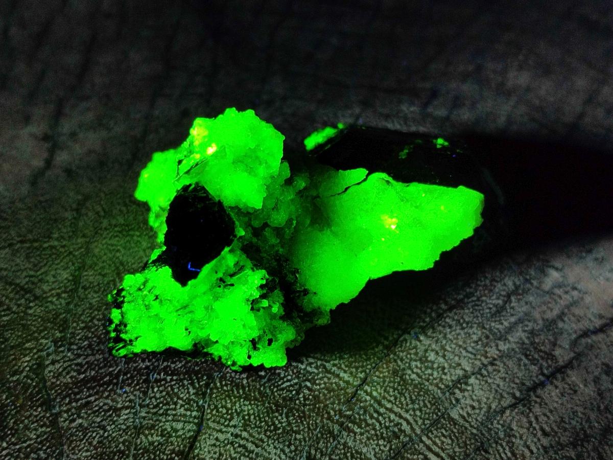 Natural Schorl Black Tourmaline with Smokey Quartz and Hyalite Opal x 12 From Erongo, Namibia - Toprock Gemstones and Minerals 