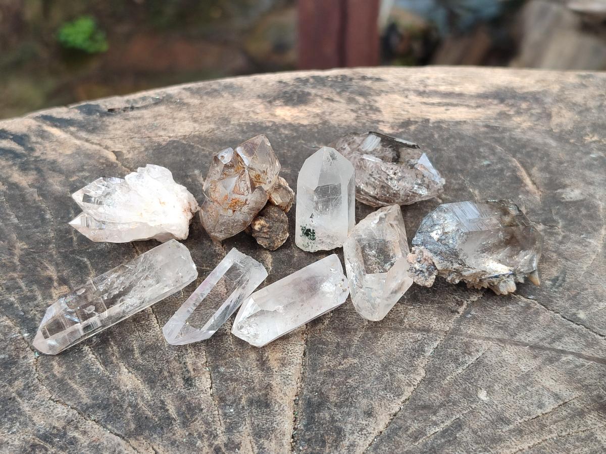 Natural Mixed Minerals of Brandberg Crystals x 35 From Brandberg, Namibia - Toprock Gemstones and Minerals 