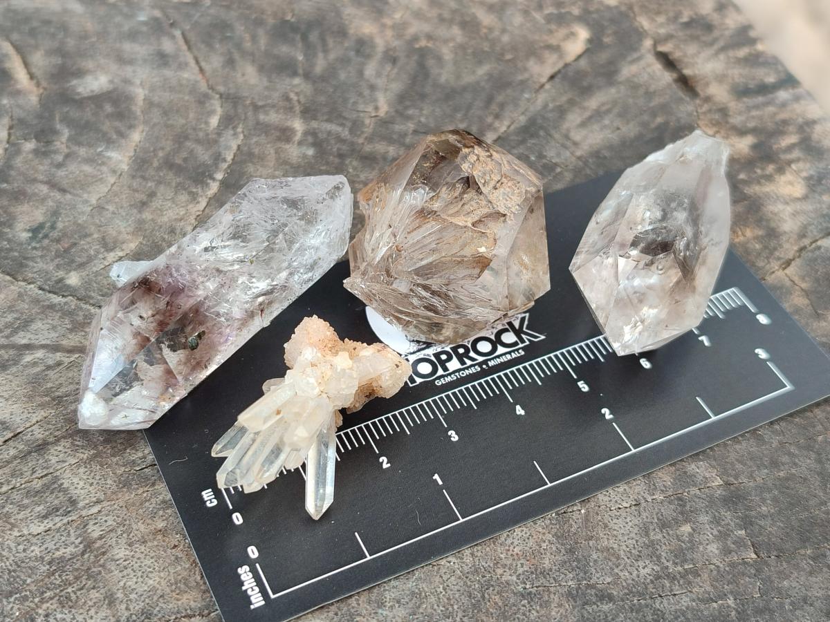 Natural Mixed Minerals of Brandberg Crystals x 35 From Brandberg, Namibia - Toprock Gemstones and Minerals 