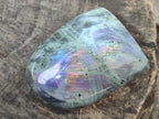 Polished Rare Purple Sunset Flash Labradorite Standing Free Forms x 2 From Madagascar - Toprock Gemstones and Minerals 