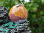 Polished Multi Mineral Pendants x 12 From Madagascar - Toprock Gemstones and Minerals 