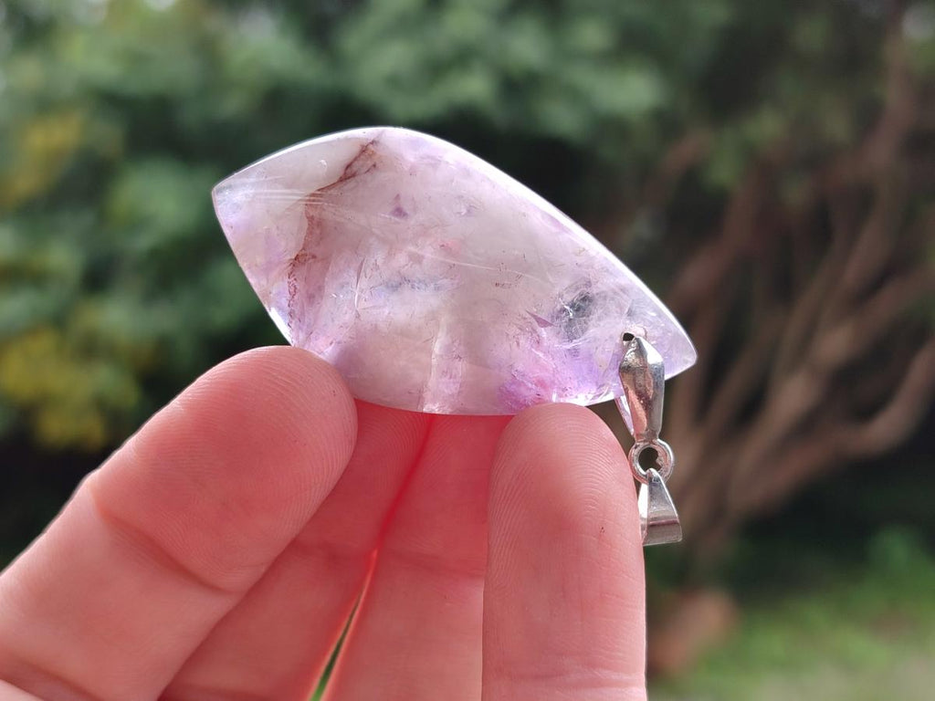 Polished Multi Mineral Pendants x 12 From Madagascar - Toprock Gemstones and Minerals 