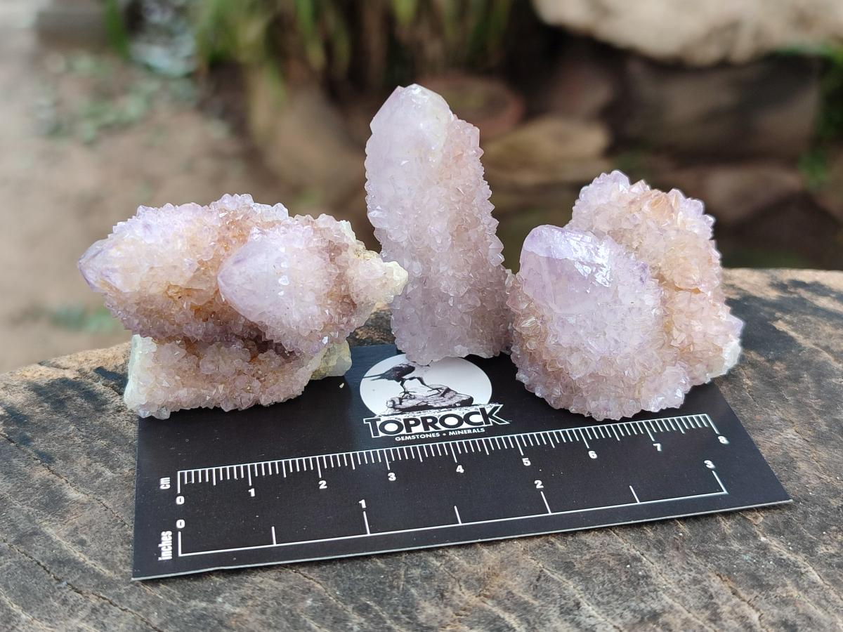 Natural Amethyst and Ametrine Spirit Clusters x 24 From Boekenhouthoek, South Africa - Toprock Gemstones and Minerals 