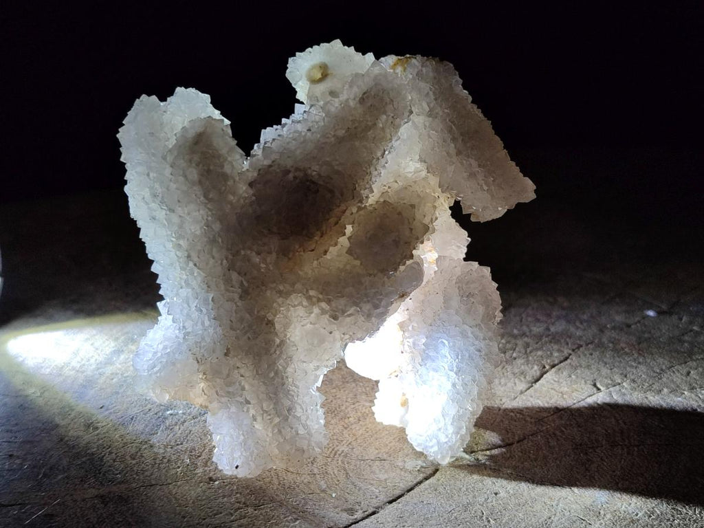 Natural Drusy Snow Finger Clusters x 4 From Albert's Mountain, Lesotho - Toprock Gemstones and Minerals 