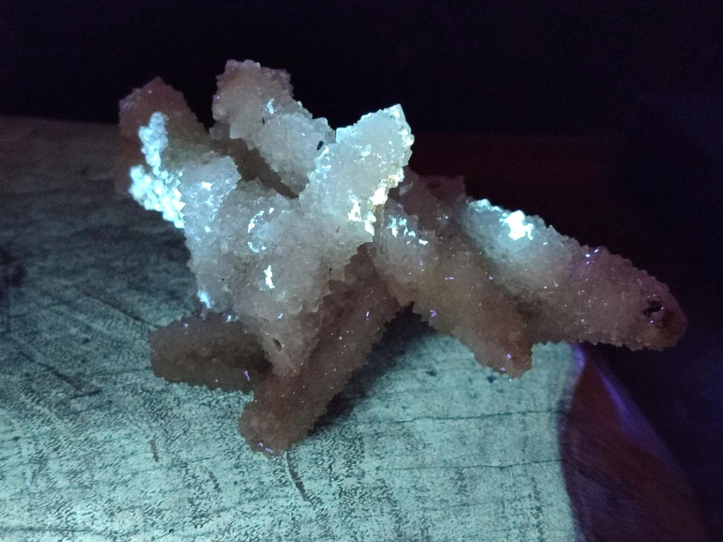 Natural Drusy Snow Finger Clusters x 4 From Albert's Mountain, Lesotho - Toprock Gemstones and Minerals 