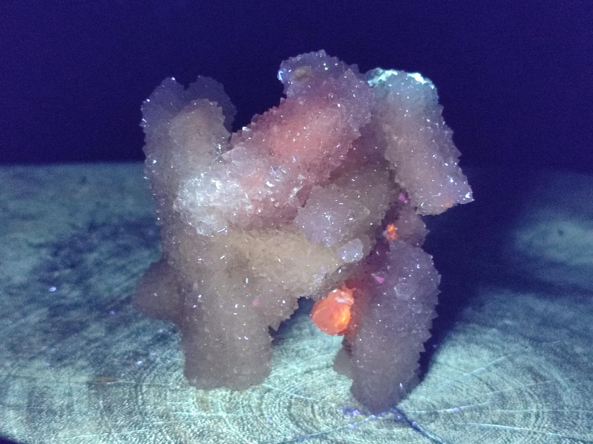 Natural Drusy Snow Finger Clusters x 4 From Albert's Mountain, Lesotho - Toprock Gemstones and Minerals 