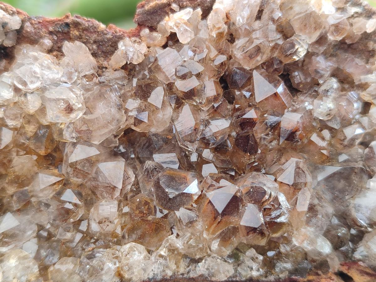 Natural Limonite Quartz Clusters x 12 From Solwezi, Zambia - Toprock Gemstones and Minerals 