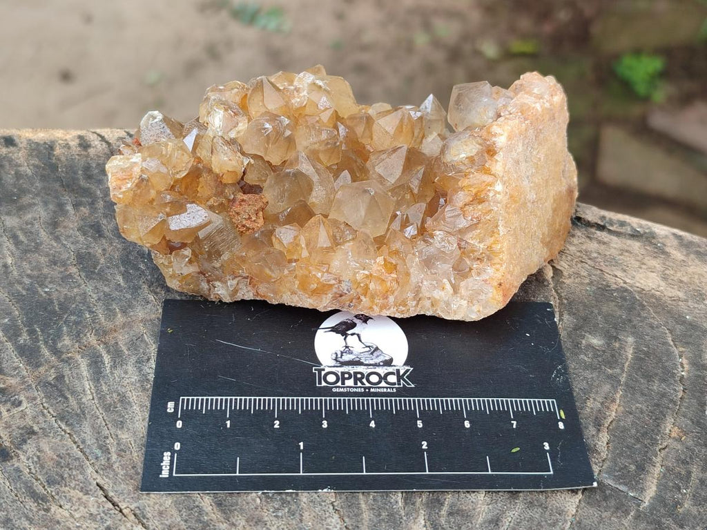 Natural Limonite Quartz Clusters x 12 From Solwezi, Zambia - Toprock Gemstones and Minerals 