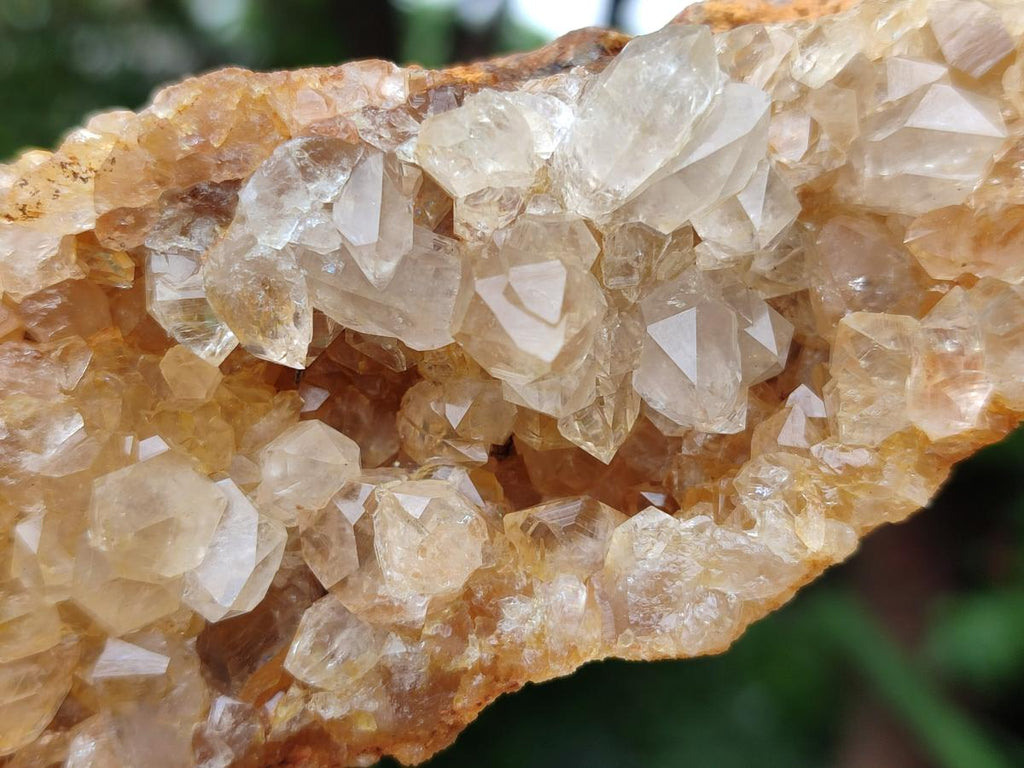 Natural Limonite Quartz Clusters x 12 From Solwezi, Zambia - Toprock Gemstones and Minerals 