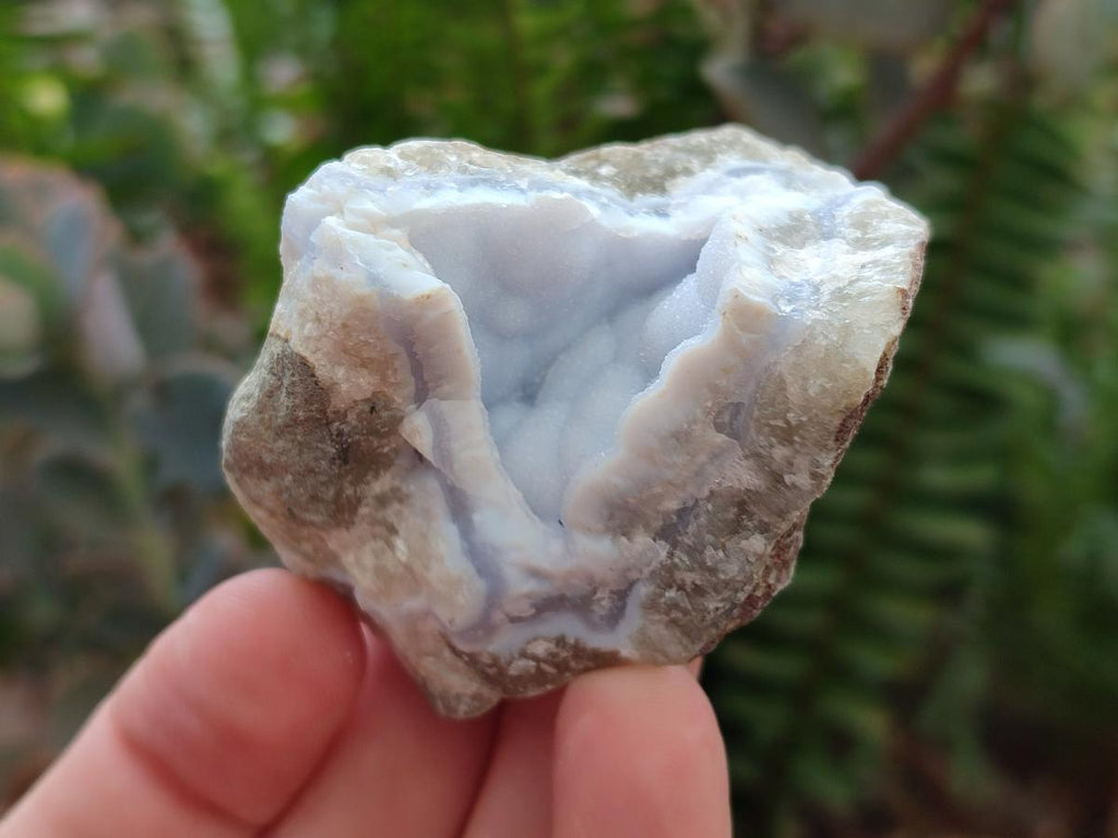 Natural Blue Lace Agate Geode Specimens x 35 From Nsanje, Malawi - Toprock Gemstones and Minerals 
