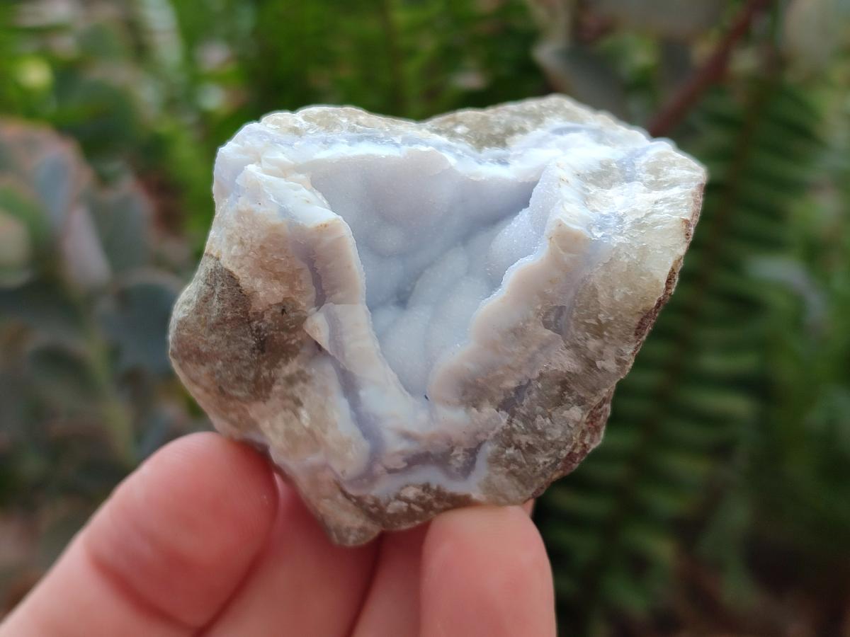 Natural Blue Lace Agate Geode Specimens x 35 From Nsanje, Malawi - Toprock Gemstones and Minerals 