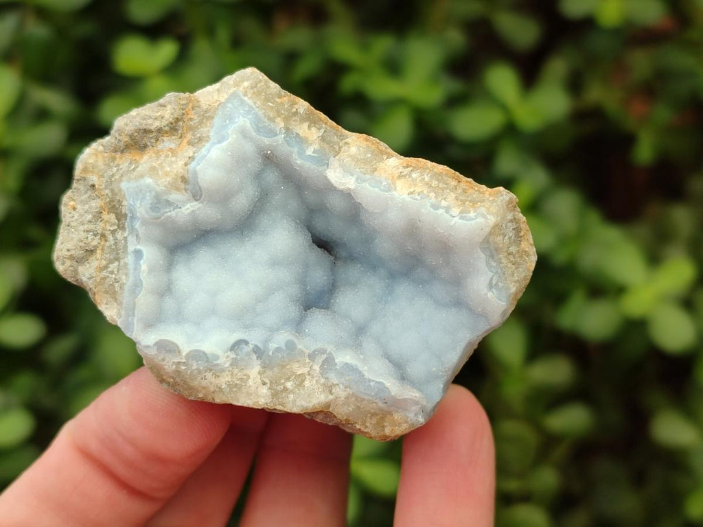 Natural Blue Lace Agate Geode Specimens x 35 From Nsanje, Malawi - Toprock Gemstones and Minerals 