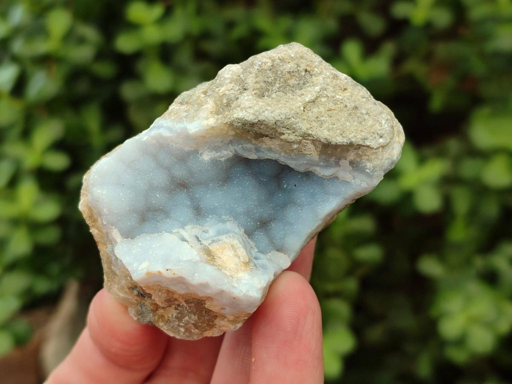 Natural Blue Lace Agate Geode Specimens x 35 From Nsanje, Malawi - Toprock Gemstones and Minerals 